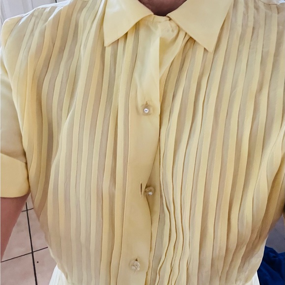 Vintage yellow blouse - Picture 4 of 4
